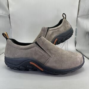 Merrell Jungle Moc Shoes Mens Size 15 Gunsmoke Suede Slip On Casual J60787